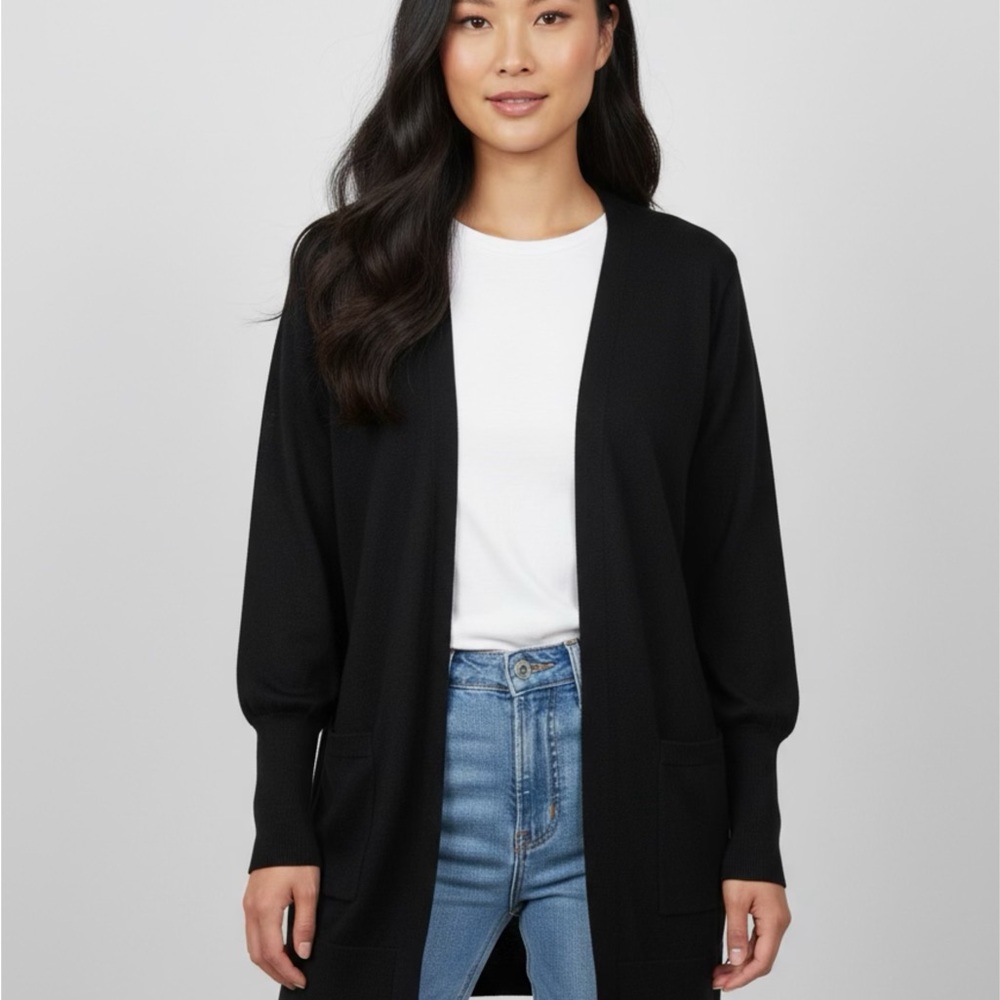 Nine West Classic Black Cardigan